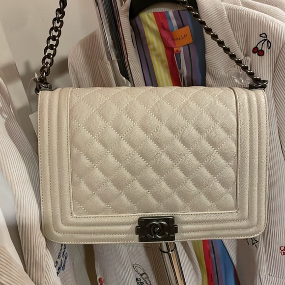 Handbags - Handbag, white Gold Hardware